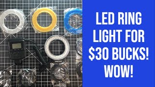 On Photography  Cheap and Cheerful 48 Led Lens Ring Light [upl. by Aleciram]