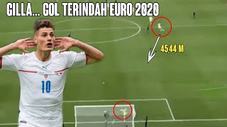 republik ceko vs skotlandia euro 2020 gol spektakuler Patrik Schick bantai tuan rumah 20 [upl. by Aznerol]