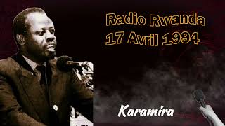 Documents archives  Rwanda avril 1994  Audio 4  Karamira Frodward [upl. by Akenot102]