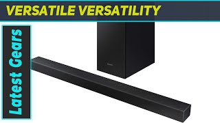 Immersive Audio Delight Samsung HWT420 21ch Soundbar Review [upl. by Bowlds]