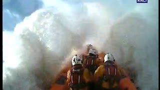 Aberdovey lifeboat crew test their skills in rough weather training [upl. by Haidebej]