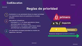 Reglas de prioridad [upl. by Aholah]