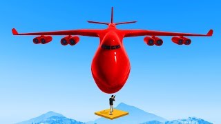 1 SHOOTER VS 1 GIANT PLANE  GTA 5 Funny Moments [upl. by Nohsed]