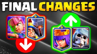 GAME CHANGING BALANCE UPDATE  Clash Royale finally listened [upl. by Atinauj]