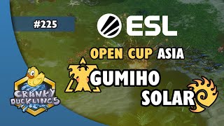 GuMiho vs Solar  TvZ  ESL Open Cup 225 Asia  Weekly EPT StarCraft 2 Tournament [upl. by Xuerd]