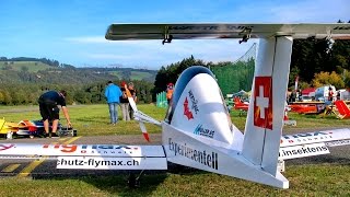 THE FIRST 100 11 SCALE RC ELECTRO AIRPLANE IN THE WORLD CRICRI MC15 EXPERIMENTELL [upl. by Buchheim]