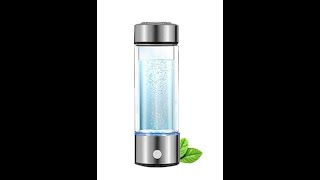 Review Hydrogen Water Bottle Portable Hydrogen Water Ionizer Machine [upl. by Henry]