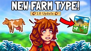 First Look At The NEW Farm Layout In Stardew Valley 16 [upl. by Blunt]