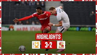 Match Highlights MK Dons vs Swindon Town [upl. by Assehc456]