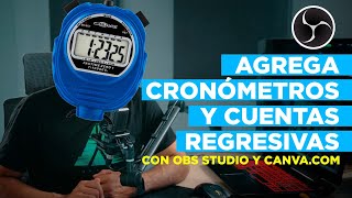 ⏰ CRONÓMETROS Y Cuentas Regresivas 🕛► La manera SIMPLE en OBS Studio [upl. by Rod523]