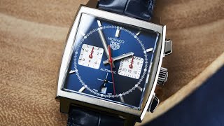 Tag Heuer Monaco Unboxing and Review Heuer 02 Edition [upl. by Annaynek]