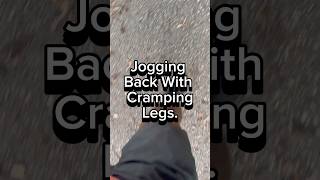 Jogging Back With Cramping Legs motivation fitness outdoor [upl. by Edette]