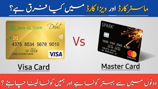 Visa vs Mastercard  Konsa Card behter hai  Is ka kya faida hai  Master Card vs Visa Card [upl. by Nyvets709]