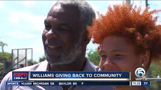 Former NBA Star Jayson Williams using basketball to give back [upl. by Macfarlane438]