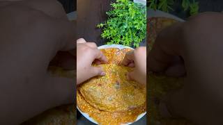 🌿🌮High Protein Breakfast Recipe  Healthy Breakfast Recipe  Besan Ka Chilla shorts viralvideo [upl. by Howie]