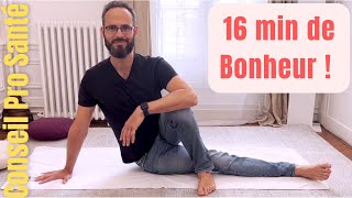 Routine dexercices anti mal de dos  étirements stretching mobilisation etc [upl. by Broida]