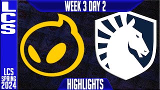 DIG vs TL Highlights  LCS Spring 2024 Week 3 Day 2  Dignitas vs Team Liquid [upl. by Kolivas]