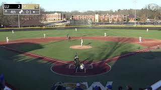 Wingate vs Lander Baseball 22524 [upl. by Abbottson]