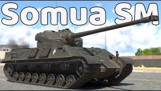 Somua SM French Heavy Tank Gameplay  War Thunder [upl. by Nauqal]