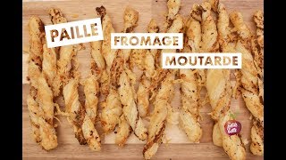 PAILLE FROMAGE MOUTARDE 🧀Recette facile rapide petite bette [upl. by Otreblide]