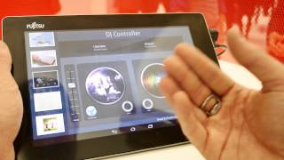 Fujitsu Haptic Touchscreen Hands On 4K [upl. by Enyar]