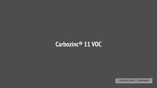 Carbozinc 11 VOC [upl. by Chiou]