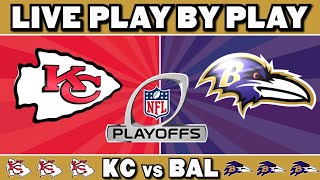 Chiefs vs Ravens Live Play by Play amp Reaction [upl. by Tselec]