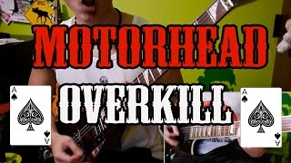 Motorhead  Overkill Guitar cover RIP Lemmy [upl. by Oek356]