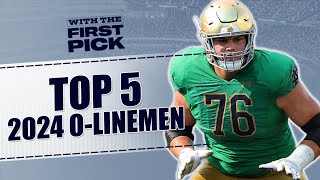 2024 NFL Draft Summer Prospect Primers Ranking the Top 5 Offensive Linemen in next years class [upl. by Calvinna634]