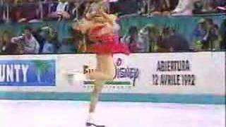 1992 Worlds Ladies Free Skating  Kristi Yamaguchi [upl. by Derraj]