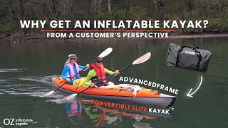 Review of the AdvancedFrame Convertible Elite Kayak from Advanced Elements [upl. by Bo]