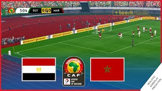 Egypt vs Morocco  Africa Cup of Nations 2022  Realistic Simulation [upl. by Figge]