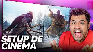 MONTEI UM MEGA SETUP COM 4 MONITORES DIFERENTES PRA CADA JOGO  Ubi Tech 04 [upl. by Oaht176]