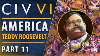 Civ 6  America  Part 11  Culture Victory [upl. by Eessac]