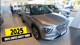 🔥 HYUNDAI CRETA LIMITED SAFETY 2025  A Versão mais Vendida [upl. by Arem]