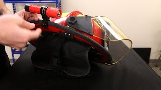 HOW TO  Mounting Nightstick FDL300RK01 to Cairns Fire Helmet [upl. by Sibyls]