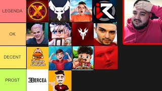 AU SPUS CA SUNT SLAB  TIER LIST cu YOUTUBERI 2021 [upl. by Kassaraba]