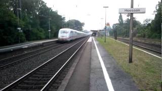 ICE KölnBerlin und Eurobahn RB69 in HammHeessen [upl. by Roswell]