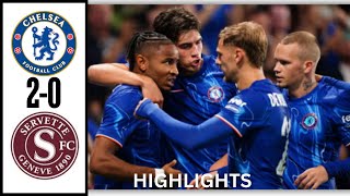 Chelsea vs Servette 20  All Goals amp Extended Highlights  UEFA Conference League 2024 [upl. by Schober]