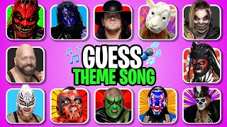 Guess the Scariest WWE Wrestlers by Their Theme Songs 🎶💀✅ The Undertaker Bray Wyatt The Boogeyman [upl. by Icam]