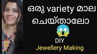 Variety Jewellery making നെറ്റിപ്പട്ടം മാല jewellery handmade diy nettipattam [upl. by Carling13]