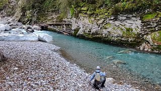 SLOFLYCOM Fly Fishing Slovenia Solo tributary day I [upl. by Einuj]