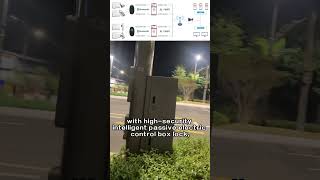 Street lamp intelligent lock management schemefactory lock electroniclock passivelock smartlock [upl. by Wershba329]