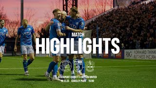 Stockport County Vs Sutton United Match Highlights  161223 [upl. by Htiekel782]