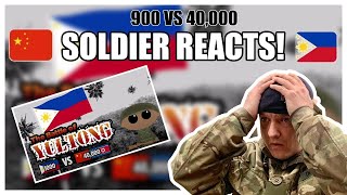 Battle of Yultong 40000 Troops v 900 Philippine Troops British Army Soldier Reacts [upl. by Htebirol]