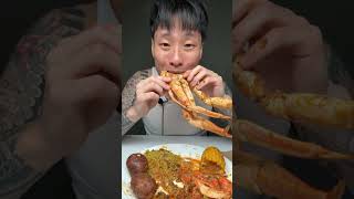 Viral imitation crab crab mukbang [upl. by Perdita]