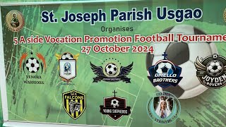 St Joseph parish Vocation Promotion Football Tournament 27th October 2024 Live stream [upl. by Sims]