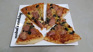 Pizza ya Sausage ya kuku  Chicken Sausage Pizza [upl. by Anerev]