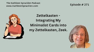 Zettelkasten  Integrating my Minamalist Main Cards into Zeek [upl. by Vasilis220]