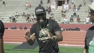 Coach Prime and Colorado Buffs team up with Morehouse College for football camp [upl. by Renfred]